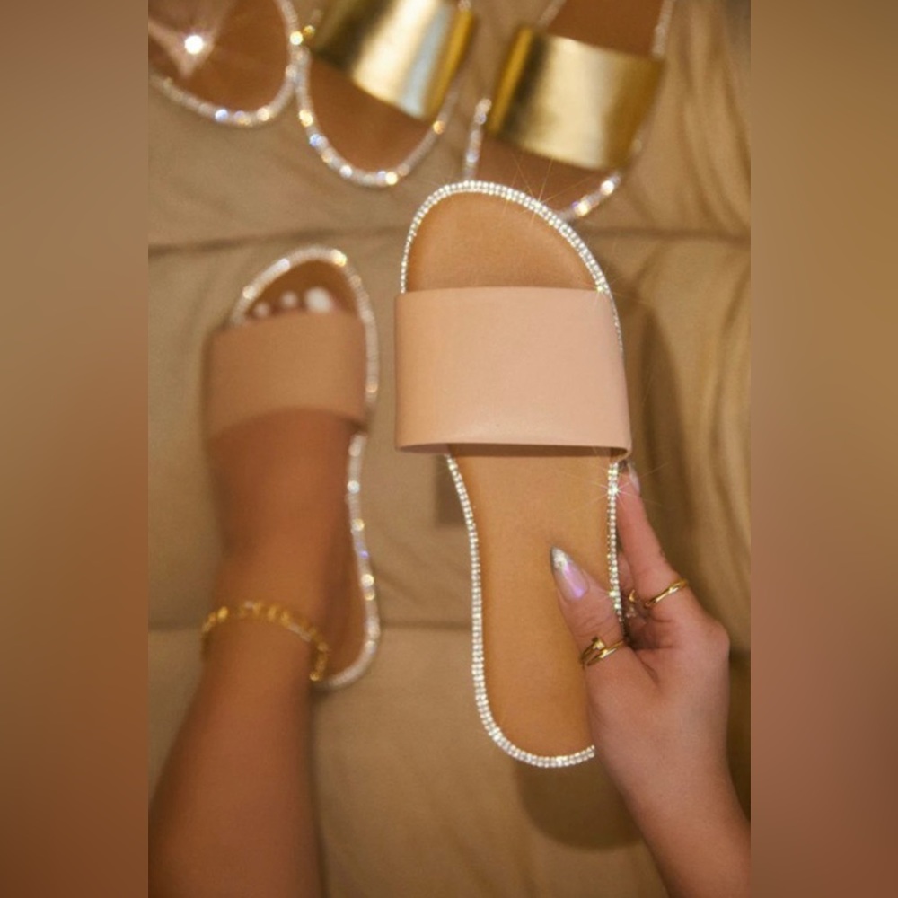 Rhinestone sandals
